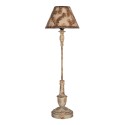 Clayre & Eef Table Lamp Ø 22x71 cm Beige Brown Metal