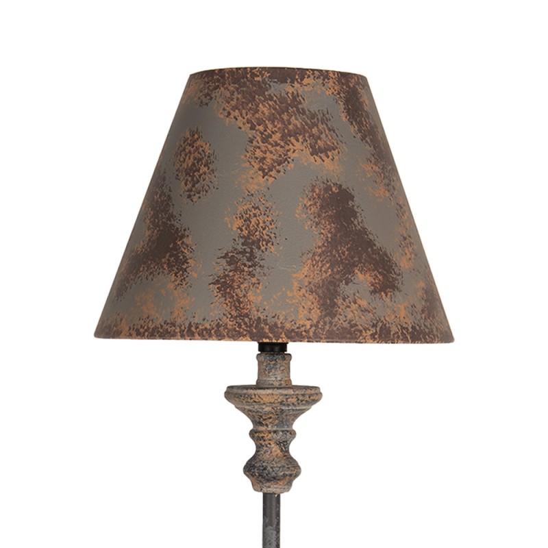 Clayre & Eef Lampada da tavolo Ø 24x69 cm Marrone Metallo