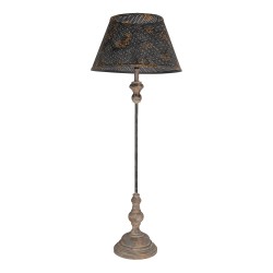 Clayre & Eef Table Lamp Ø 35x94 cm Brown Metal