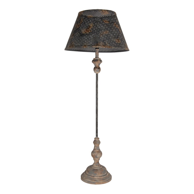 Clayre & Eef Lampe de table Ø 35x94 cm Marron Métal