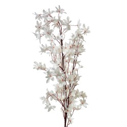 Clayre & Eef Kunstbloem 112 cm Wit Kunststof