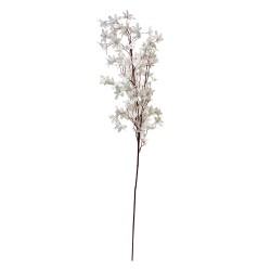 Clayre & Eef Kunstbloem 112 cm Wit Kunststof