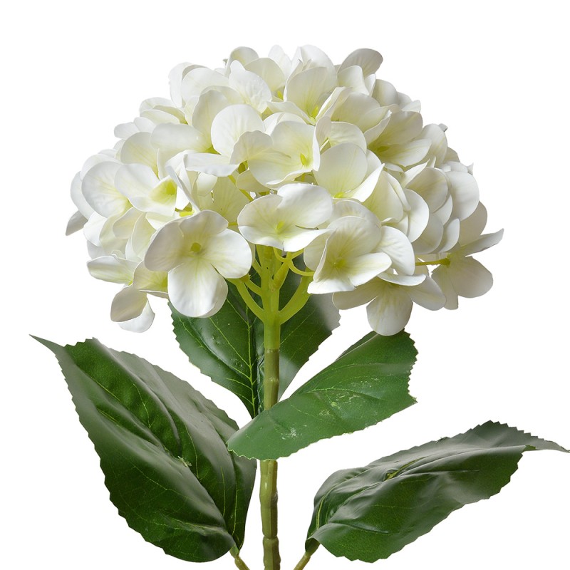 Clayre & Eef Fiore artificiale Ortensia 68 cm Beige Plastica Nessuna forma