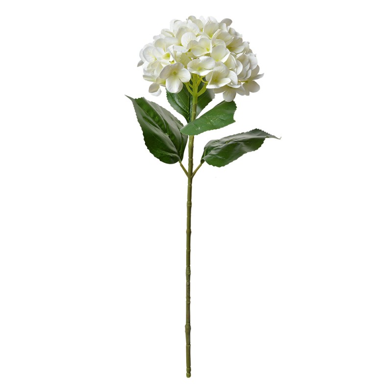 Clayre & Eef Fiore artificiale Ortensia 68 cm Beige Plastica Nessuna forma