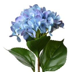 Clayre & Eef Artificial Flower Hydrangea 68 cm Blue Plastic No Shape