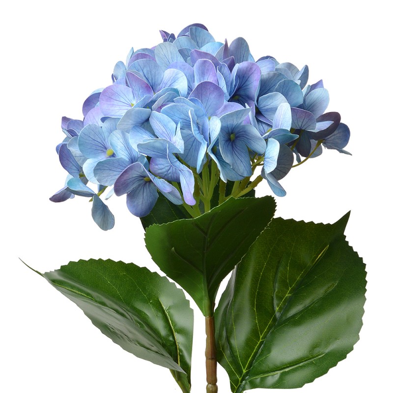 Clayre & Eef Artificial Flower Hydrangea 68 cm Blue Plastic No Shape