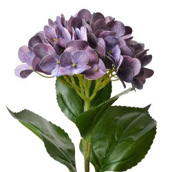 Clayre & Eef Artificial Flower Hydrangea 68 cm Purple Plastic No Shape