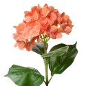 Clayre & Eef Fleur artificielle Hortensia 68 cm Orange Plastique