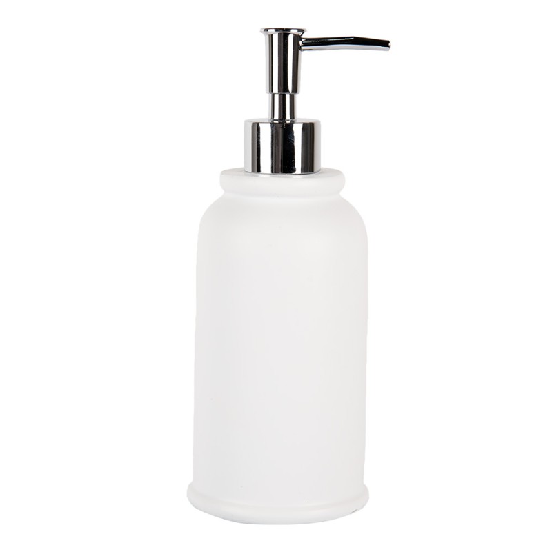 Clayre & Eef Seifenspender 350 ml Weiß Kunststoff Soap