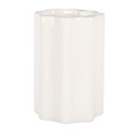 Clayre & Eef Toothbrush Holder Ø 7x11 cm White Ceramic