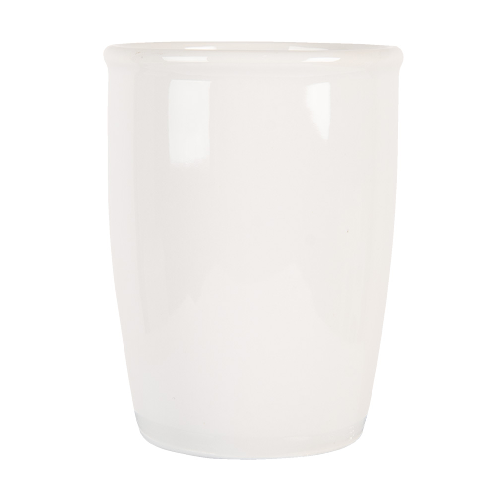 Tandenborstelhouder Ø 8X10 Cm Wit Keramiek-image