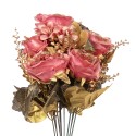 Clayre & Eef Kunstblume 50 cm Rosa Kunststoff