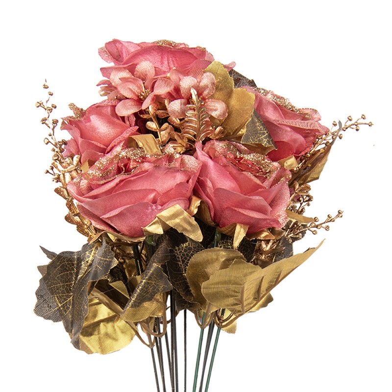 Clayre & Eef Kunstblume 50 cm Rosa Kunststoff