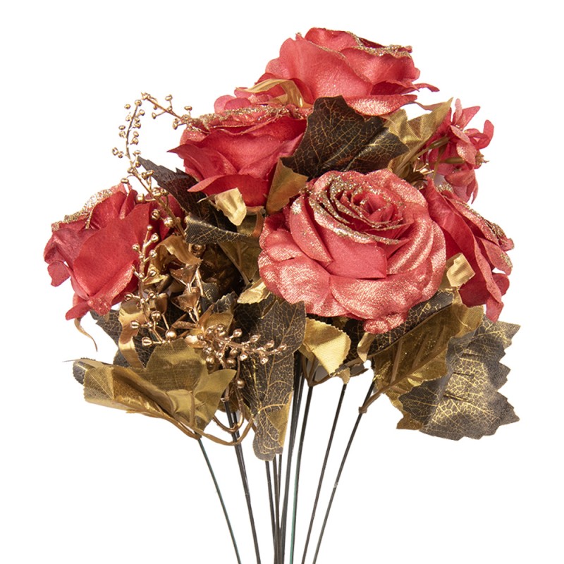 Clayre & Eef Artificial Flower 50 cm Red Plastic