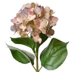 Clayre & Eef Fleur artificielle Hortensia 68 cm Rose Plastique