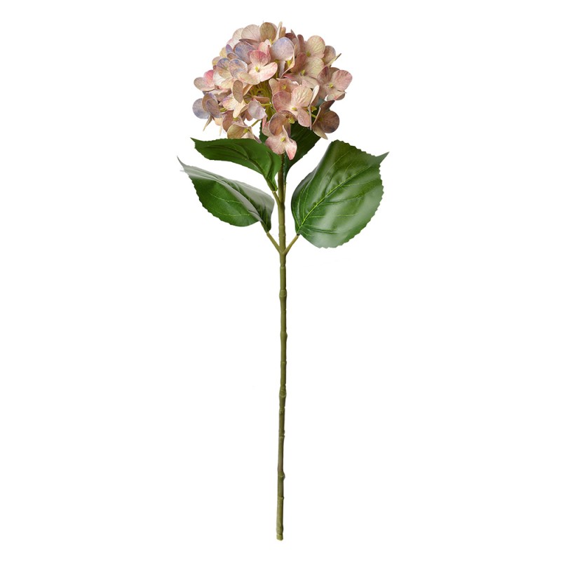 Clayre & Eef Fleur artificielle Hortensia 68 cm Rose Plastique