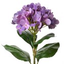 Clayre & Eef Kunstblume Hortensie 68 cm Violett Kunststoff