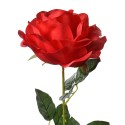 Clayre & Eef Kunstblume Rose 75 cm Rot Kunststoff