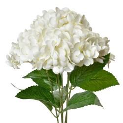 Clayre & Eef Kunstblume 45 cm Weiß Kunststoff