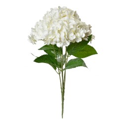 Clayre & Eef Kunstblume 45 cm Weiß Kunststoff