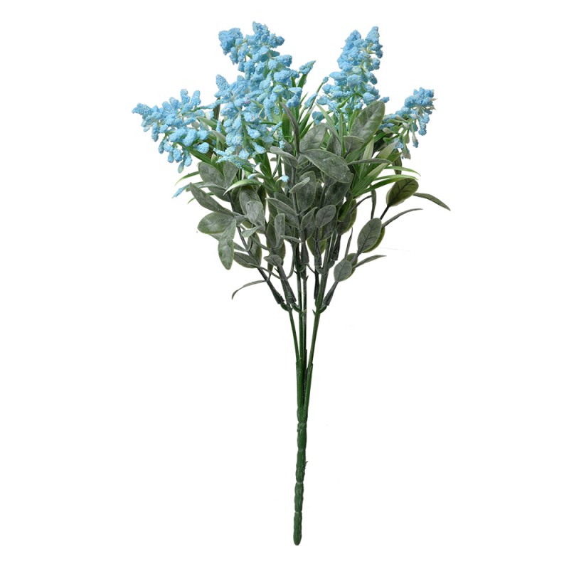 Clayre & Eef Kunstbloem 32 cm Blauw Kunststof