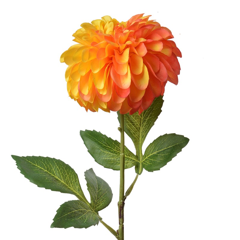 Clayre & Eef Fleur artificielle 63 cm Orange Plastique