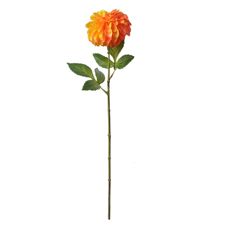 Clayre & Eef Fleur artificielle 63 cm Orange Plastique