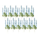 Clayre & Eef Kunstbloemen Set van 12 110 cm Blauw Kunststof