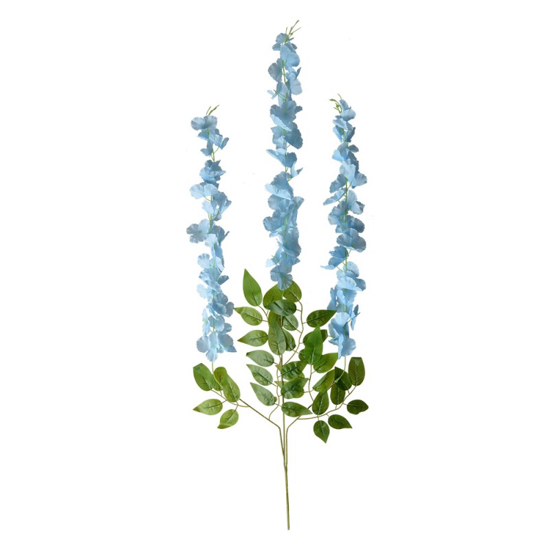 Clayre & Eef Kunstbloemen Set van 12 110 cm Blauw Kunststof