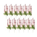 Clayre & Eef Artificial Flower Set of 12 110 cm Pink Plastic