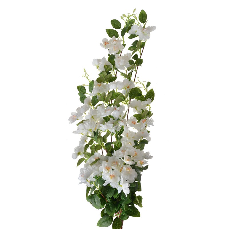 Clayre & Eef Kunstbloem 88 cm Wit Groen Kunststof