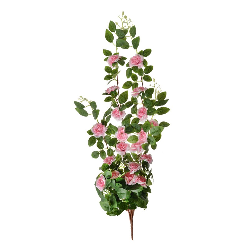 Clayre & Eef Fleur artificielle 87 cm Rose Vert Plastique