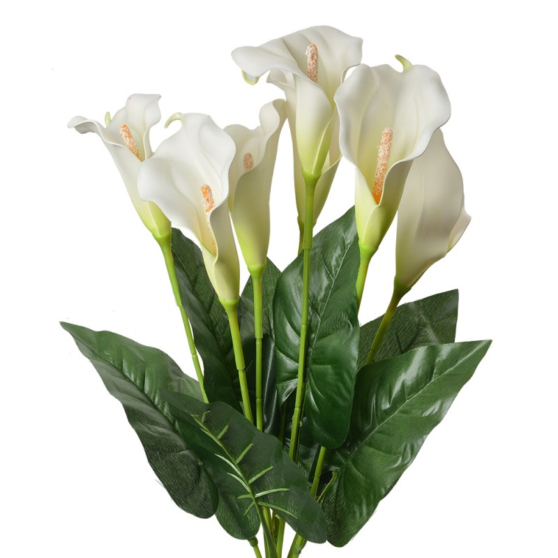 Clayre & Eef Fiore artificiale 60 cm Bianco Plastica