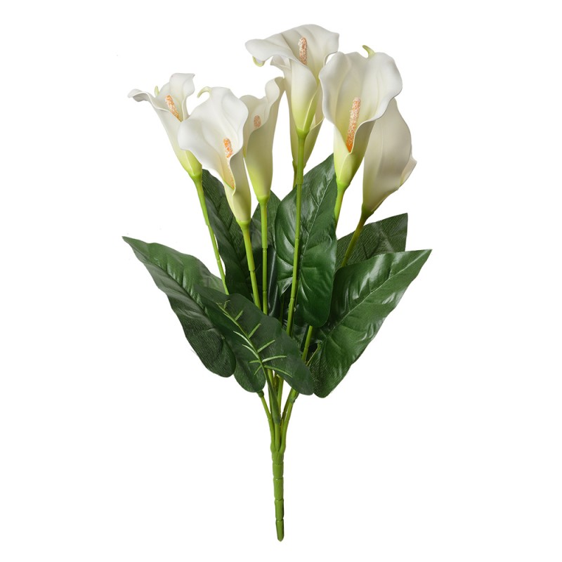 Clayre & Eef Fiore artificiale 60 cm Bianco Plastica