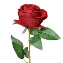 Clayre & Eef Fiore artificiale Rosa 50 cm Rosso Plastica