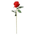 Clayre & Eef Kunstblume Rose 50 cm Rot Kunststoff