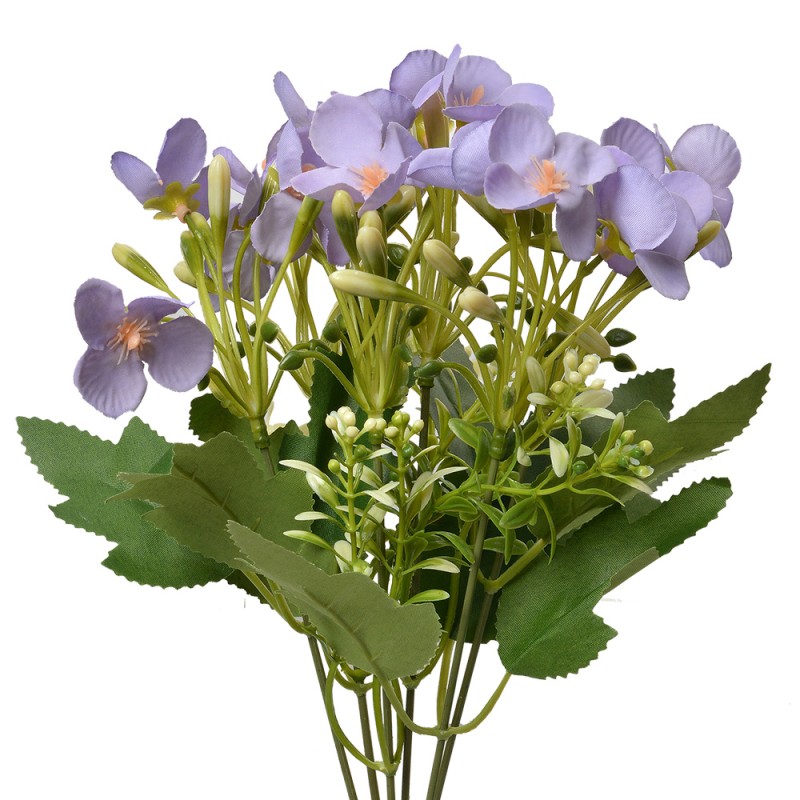 Clayre & Eef Fiore artificiale 30 cm Viola Plastica