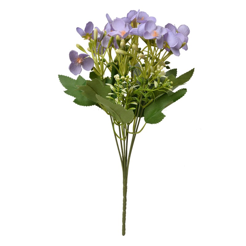 Clayre & Eef Fiore artificiale 30 cm Viola Plastica