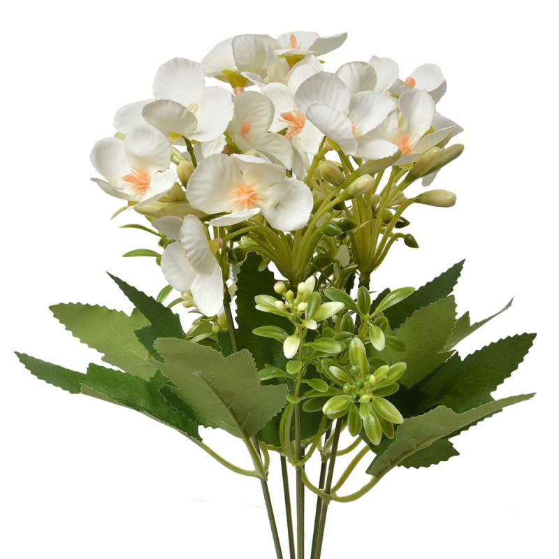 Clayre & Eef Artificial Flower 30 cm White Plastic