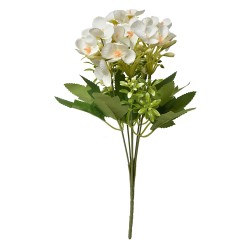 Clayre & Eef Fiore artificiale 30 cm Bianco Plastica
