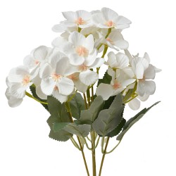 Clayre & Eef Fleur artificielle 30 cm Blanc Plastique