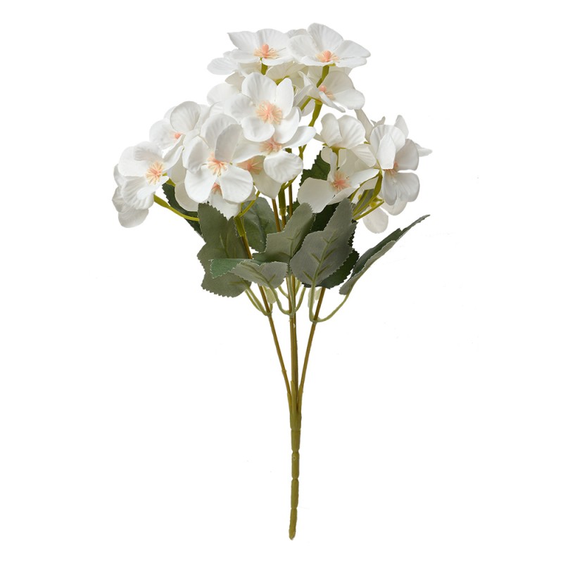 Clayre & Eef Fiore artificiale 30 cm Bianco Plastica
