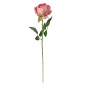 Clayre & Eef Kunstbloem Roos 62 cm Roze Kunststof