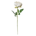Clayre & Eef Kunstbloem Roos 62 cm Wit Kunststof
