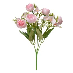 Clayre & Eef Kunstbloem 34 cm Roze Kunststof