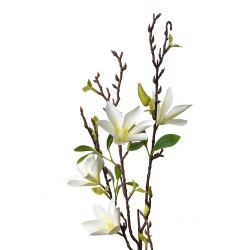 Clayre & Eef Fiore artificiale 84 cm Bianco Plastica