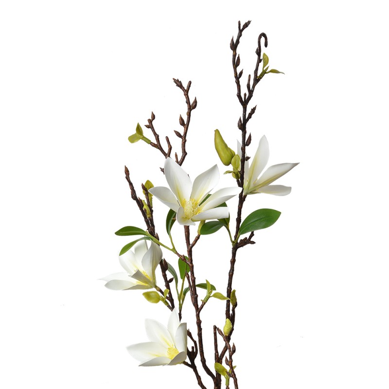 Clayre & Eef Fiore artificiale 84 cm Bianco Plastica