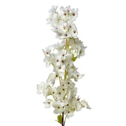 Clayre & Eef Artificial Flower 98 cm White Plastic