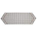 Clayre & Eef Table Runner 50x160 cm Grey Cotton Pumpkin