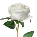 Clayre & Eef Fiore artificiale Rosa 50 cm Bianco Plastica
